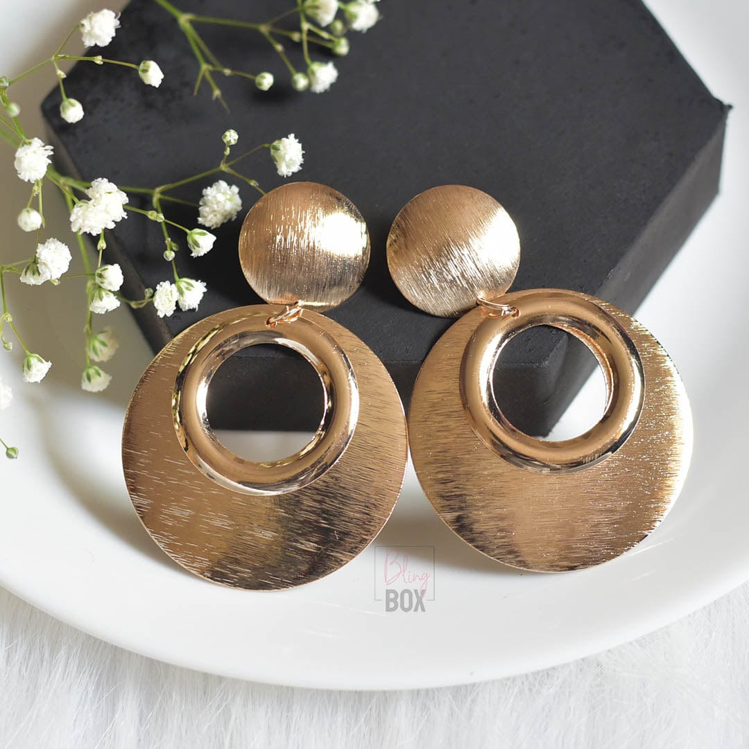 Bling Box Jewellery Statement Hollow Danglers Jewellery
