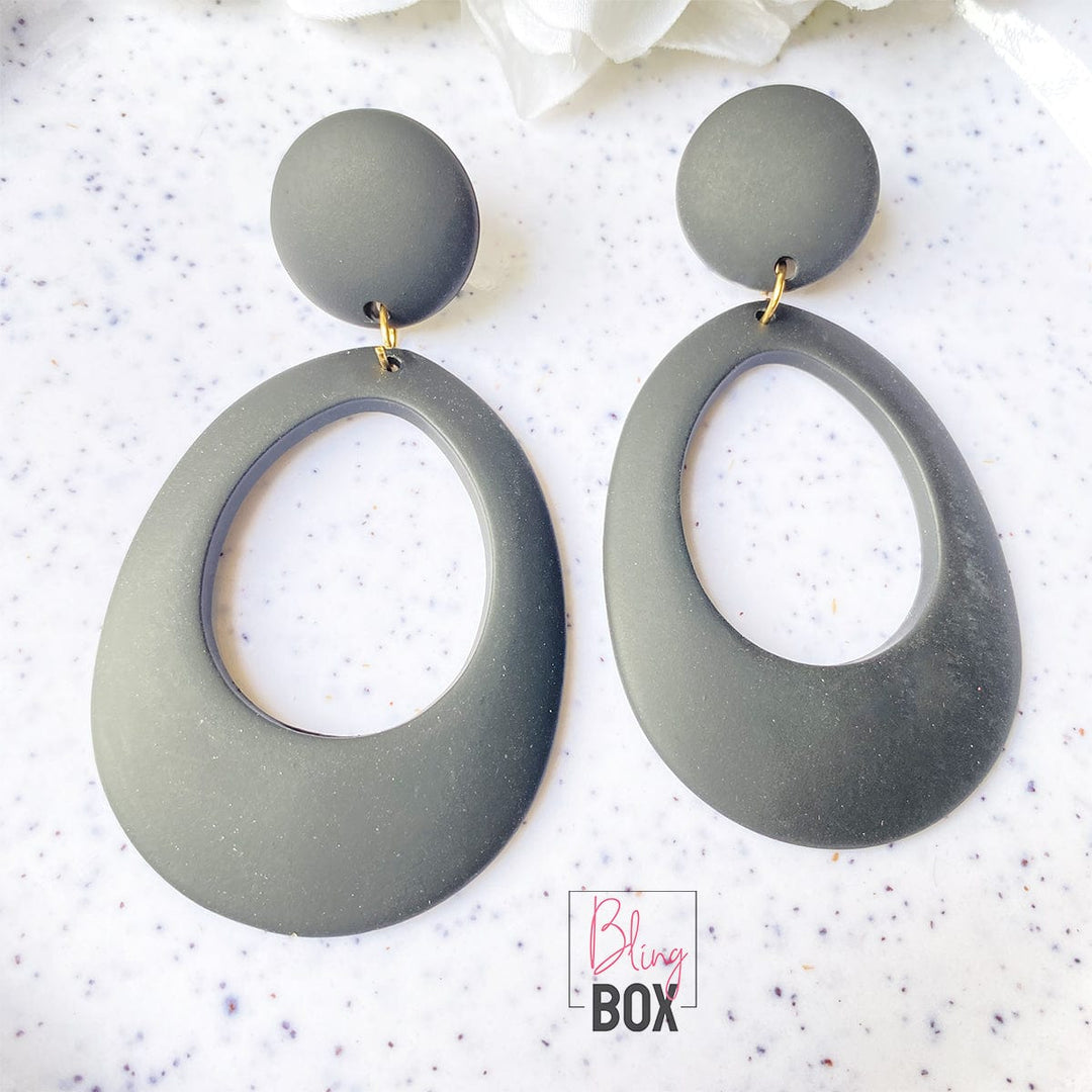 Bling Box Jewellery Stylish Oval Earrings Jewellery