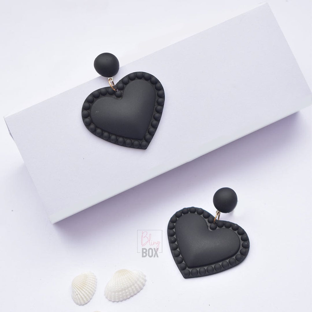 Bling Box Jewellery Trendy Heart Shaped Earrings Jewellery 