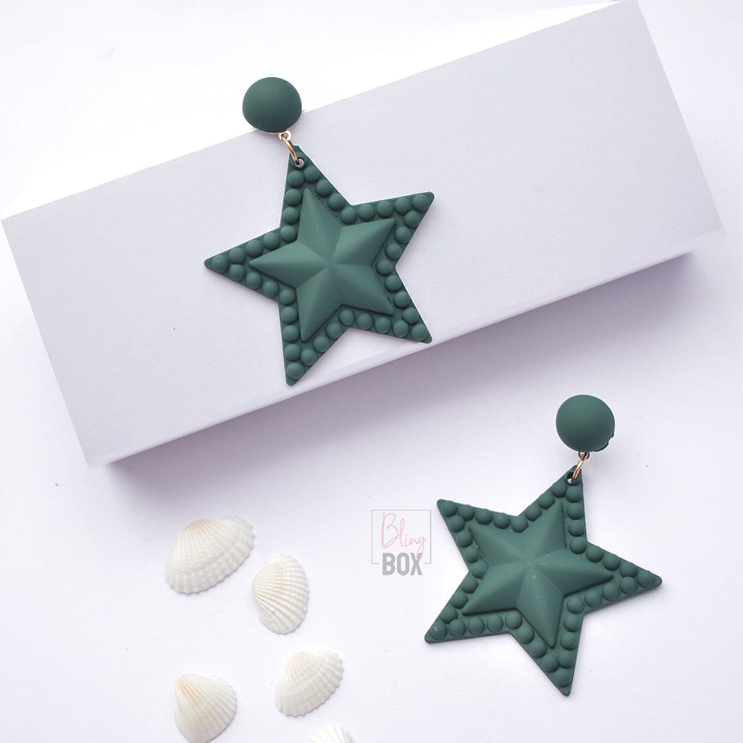 Bling Box Jewellery Trendy Star Shaped Earrings Jewellery 