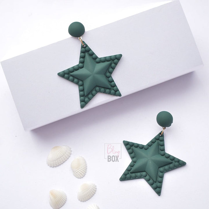 Bling Box Jewellery Trendy Star Shaped Earrings Jewellery