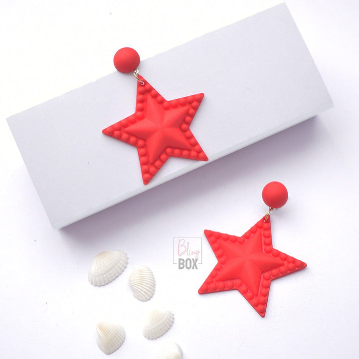 Bling Box Jewellery Trendy Star Shaped Earrings Jewellery