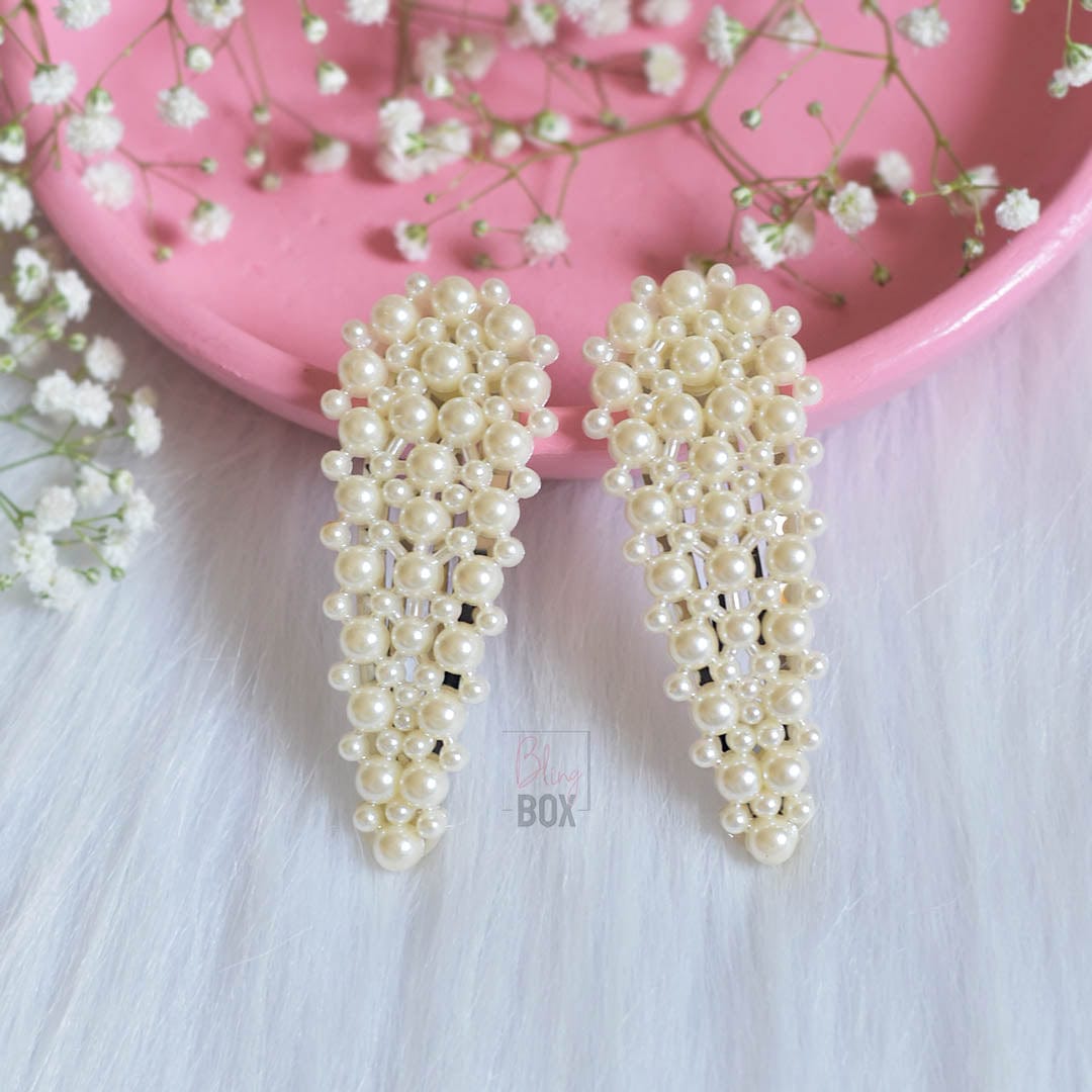 Bling Box Jewellery Vintage Pearl Hair Clip Jewellery