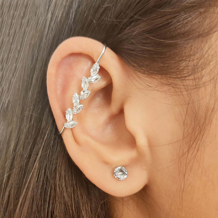 Crystal Vine Ear Cuff