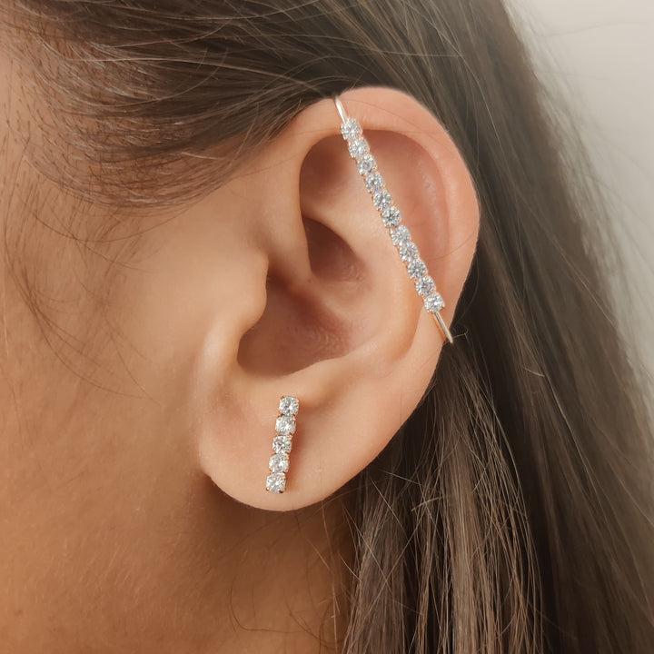 Sparkle Line Ear Cuff