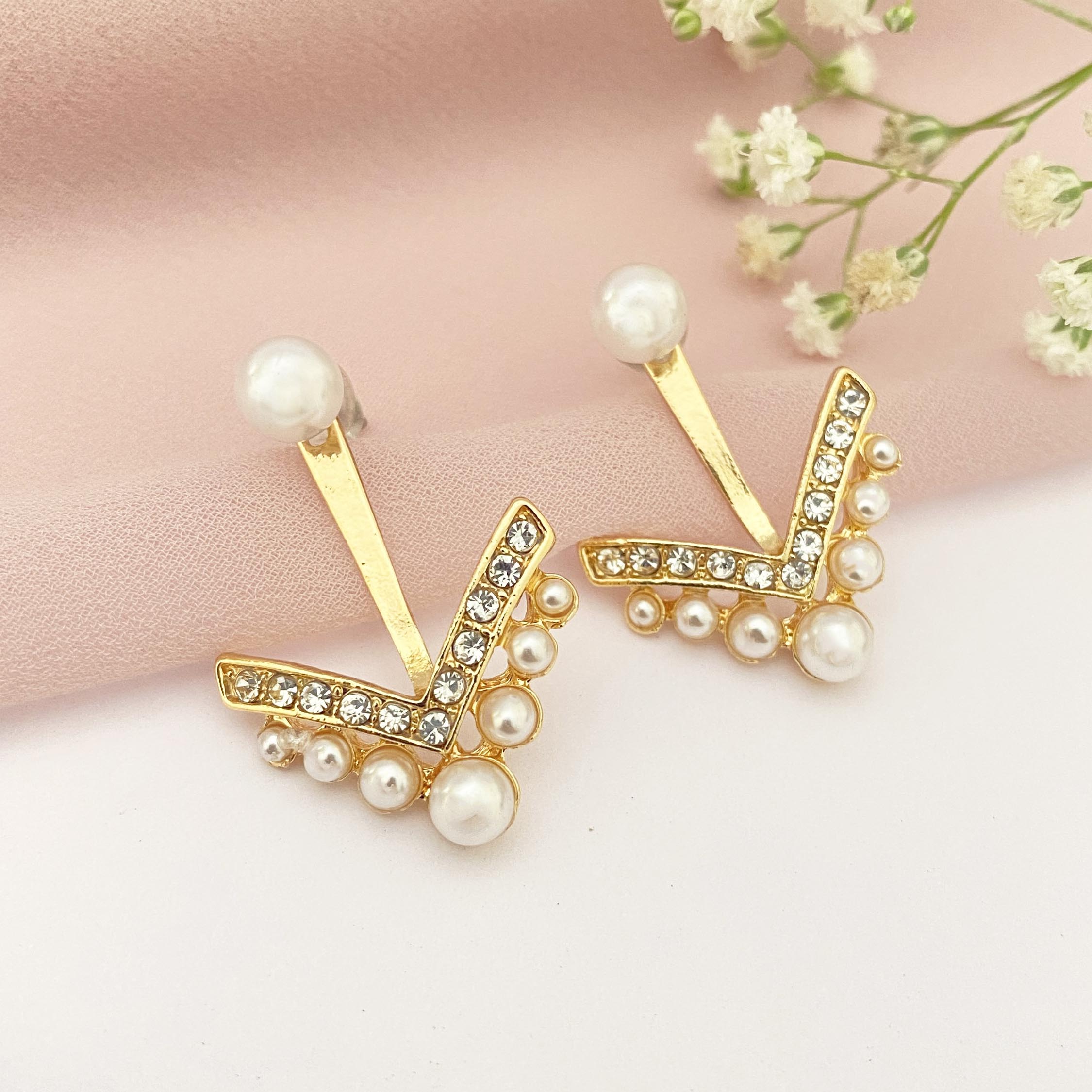 New Designer Fashion Earrings for Girls | Online Jewellery Shopping in  India - Frozentags - Ladies Dress Materials