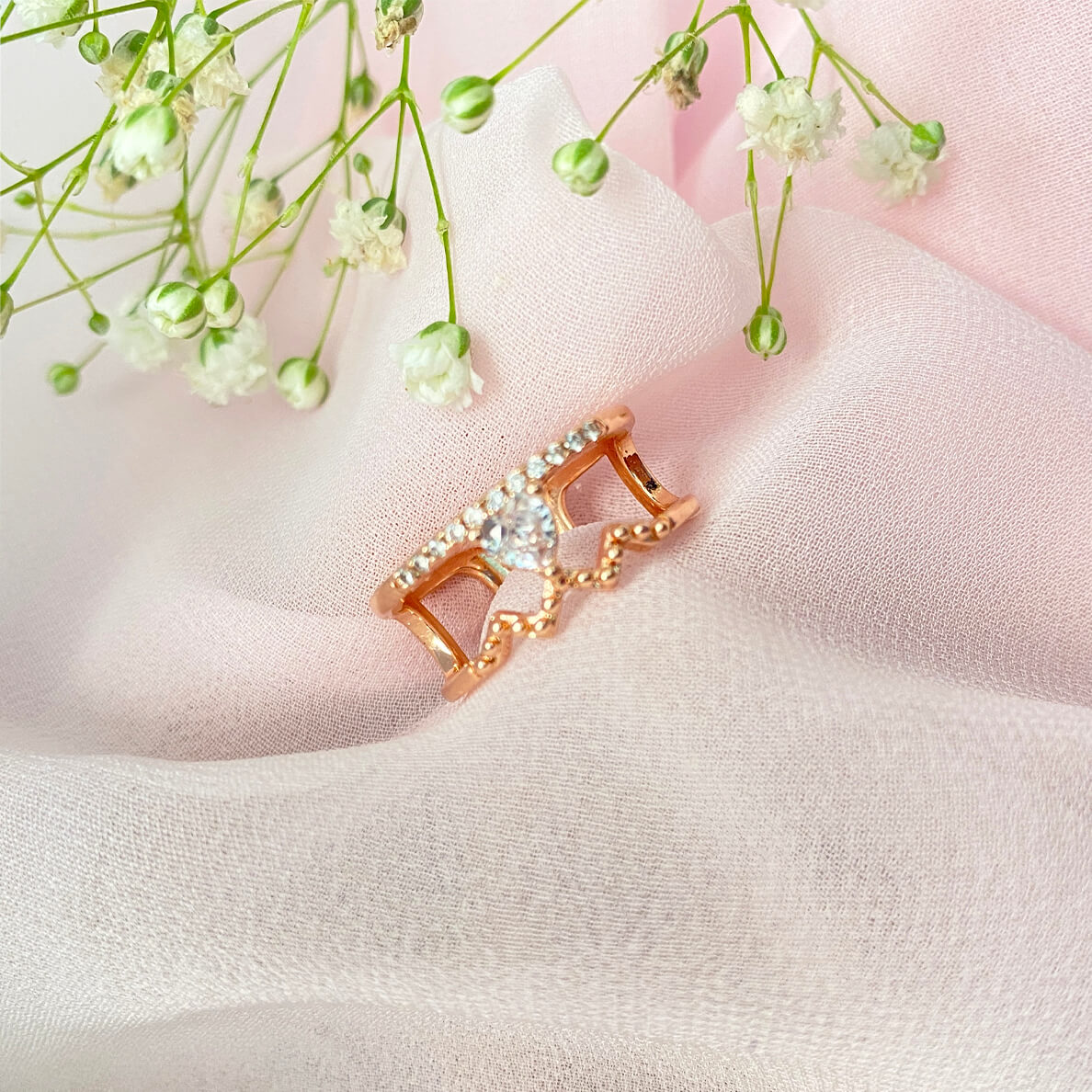 beautiful ring💖💗 | Rings for girls, Gold ring designs, Fashion rings
