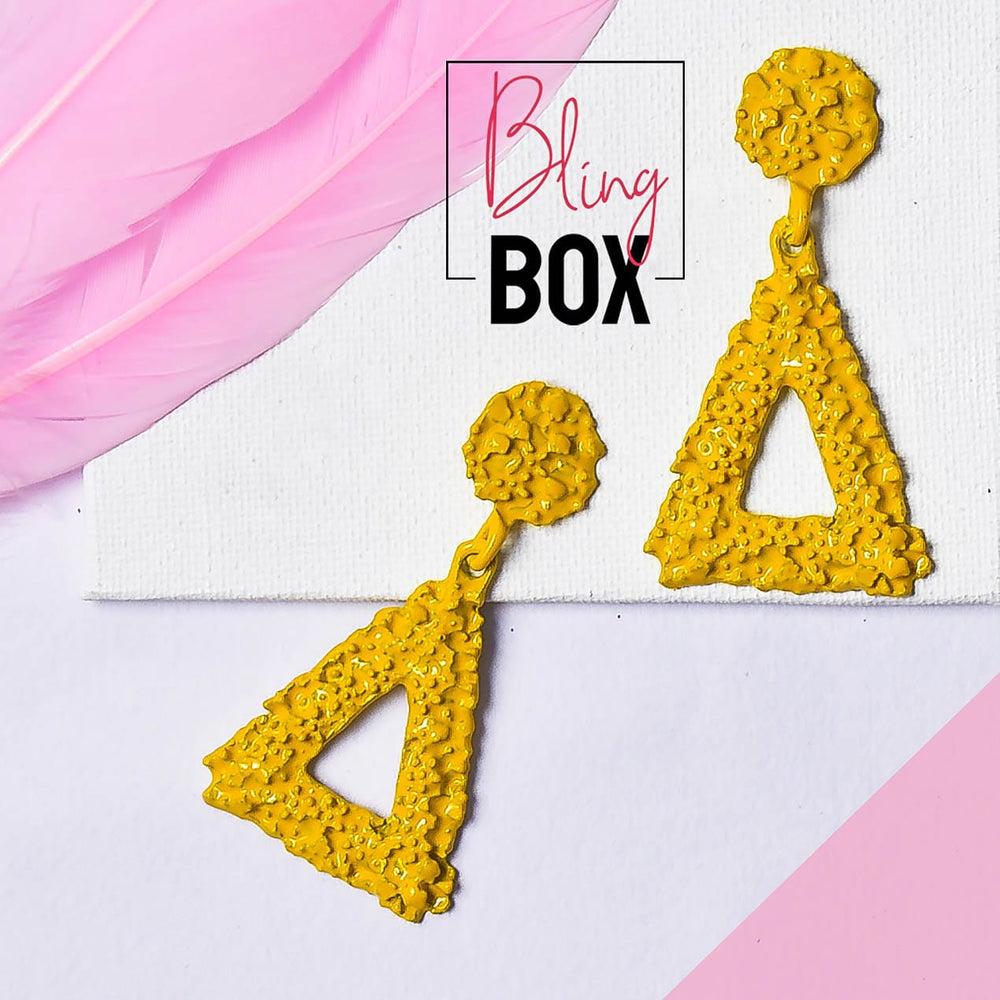 Bling Box Jewellery Casual Triangle Drop Earrings Jewellery 