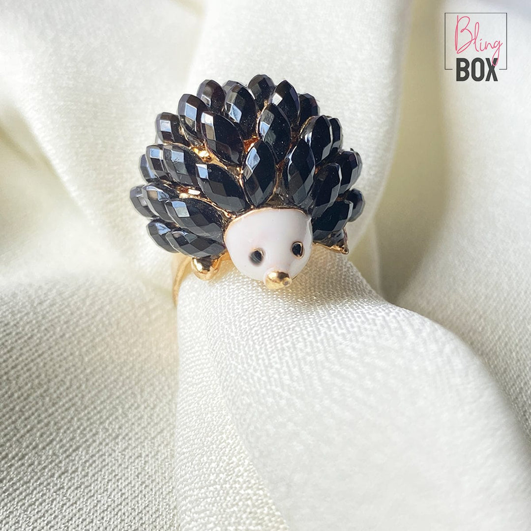 Bling Box Jewellery Cute Porcupine Ring Jewellery 