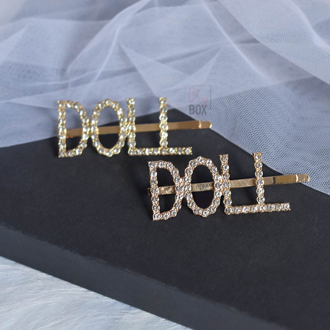 Bling Box Jewellery Statement Doll  Hair Clip Jewellery 