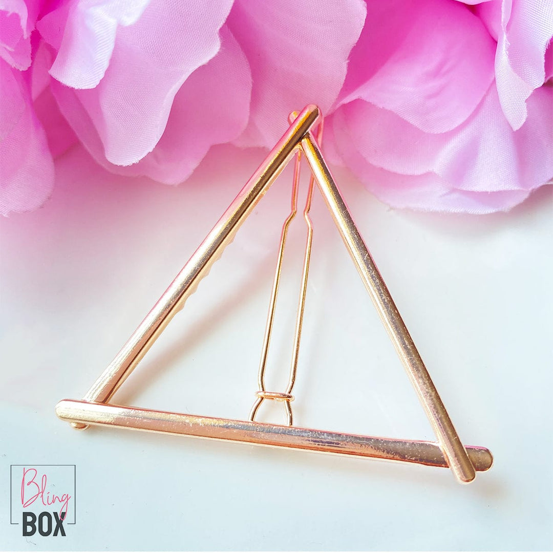 Bling Box Jewellery Triangle Shaped Hair Clip Jewellery 